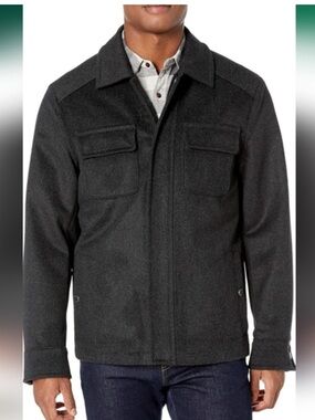 EUC Pendleton Gray Wool Military Field Jacket. Size Small